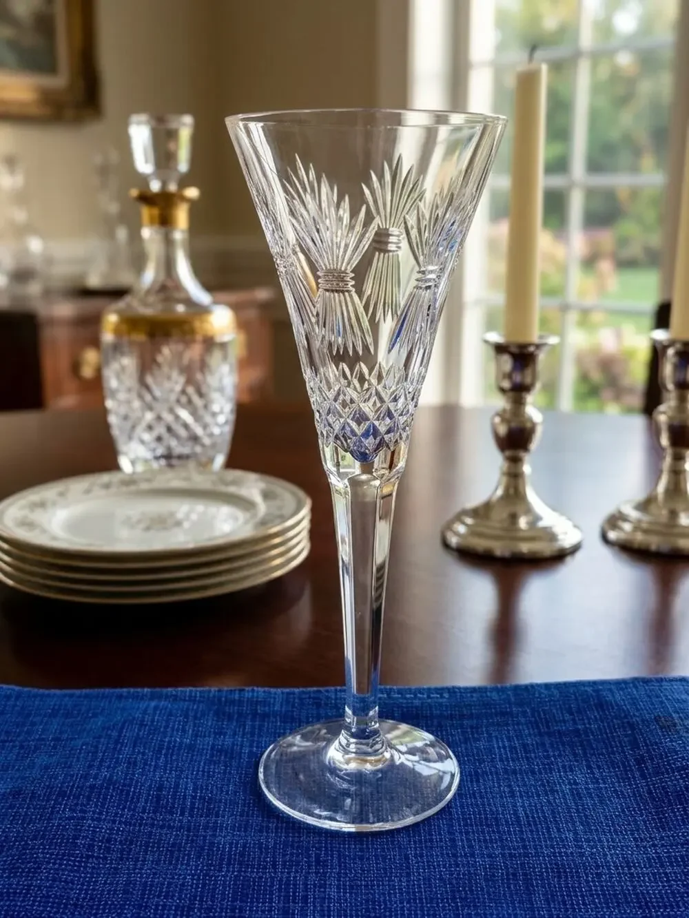 Waterford Crystal Millennium PROSPERITY Toasting Flute 1st Series VTG